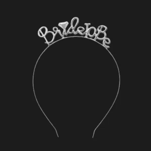 Bride To Be Metal Taç Gümüş