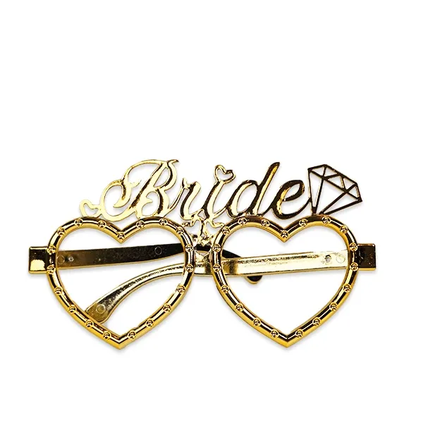 Bride To Be Plastik Gözlük Taç Set Gold 1 Adet