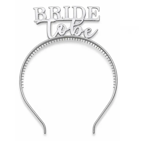 Bride To Be Plastik Gözlük Taç Set Gümüş 1 Adet