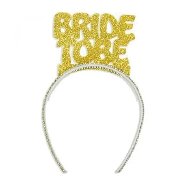 Bride To Be Simli Eva Taç Gold