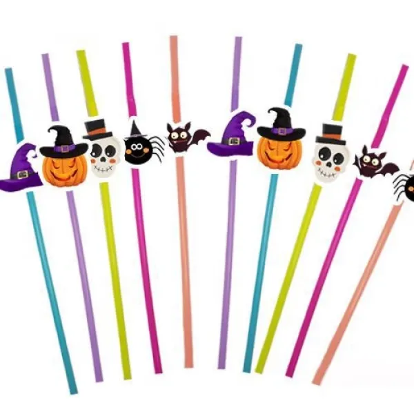 Cadılar Bayramı Artistik Pipet (10 Adet)