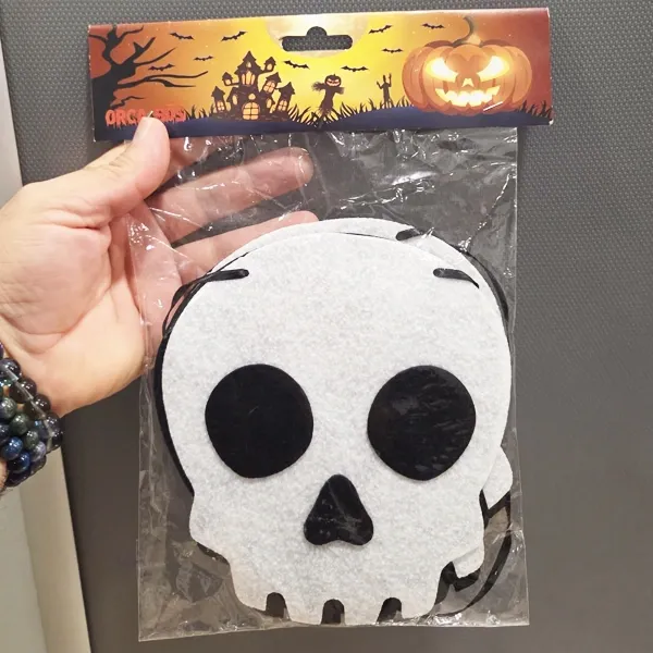 Cadılar Bayramı Halloween Kurukafa Garland (150 cm)