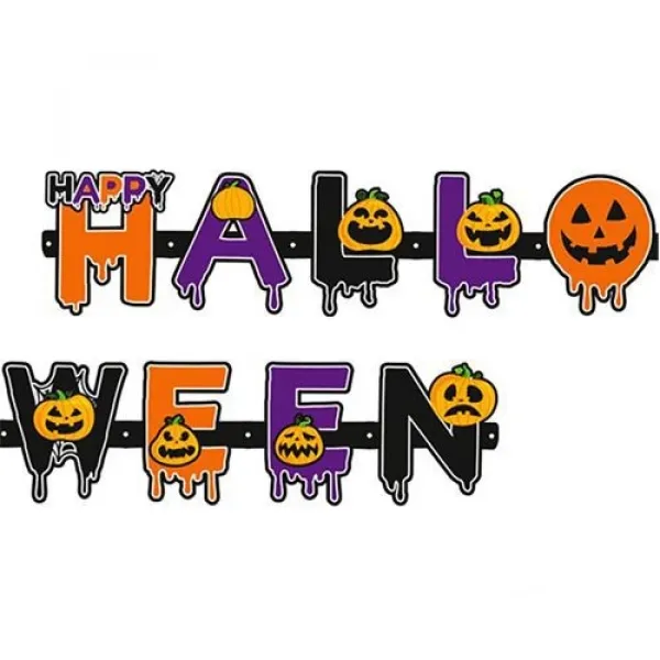 Cadılar Bayramı Halloween Yazısı 120 cm