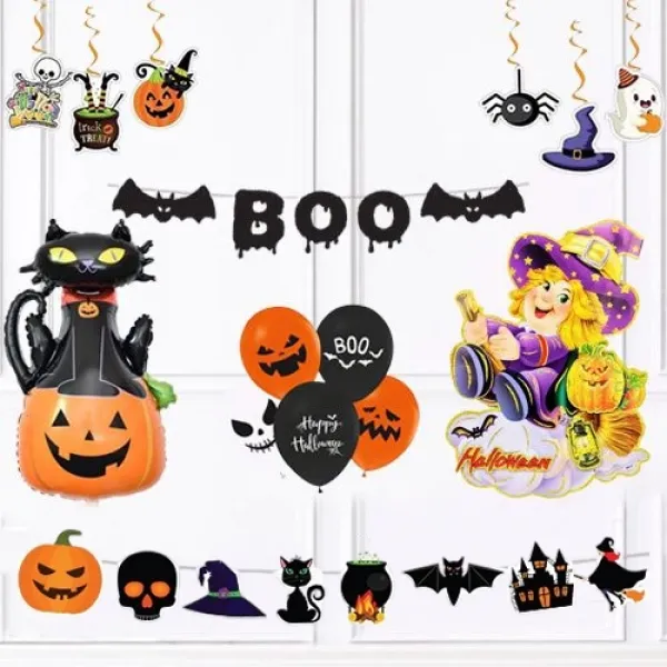 Cadılar Bayramı Konsepti Dekor Seti 6 Parça