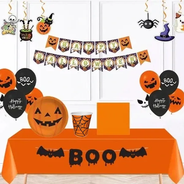 Cadılar Bayramı Parti Seti 8 Kişilik