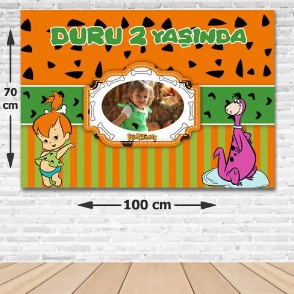 Çakıltaş (Pebbles) Doğum Günü Parti Afişi 70*100 cm