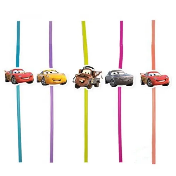 Cars Artistik Pipet (10 Adet)