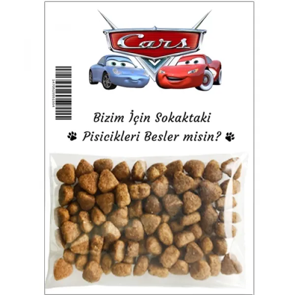 Cars Hediyelik Kedi Maması 5 Adet