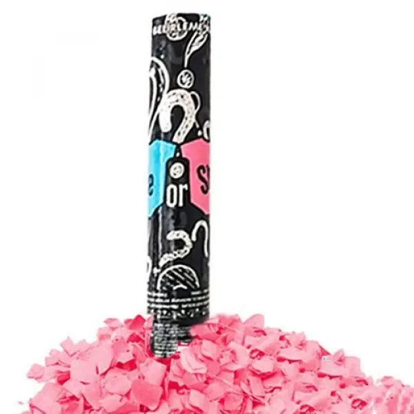 Cinsiyet Belirleme Pembe Konfeti 30 cm