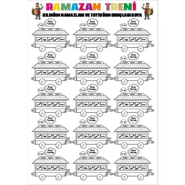 Çocuklar İçin Ramazan Hediye Etkinlik Seti 4 Parça