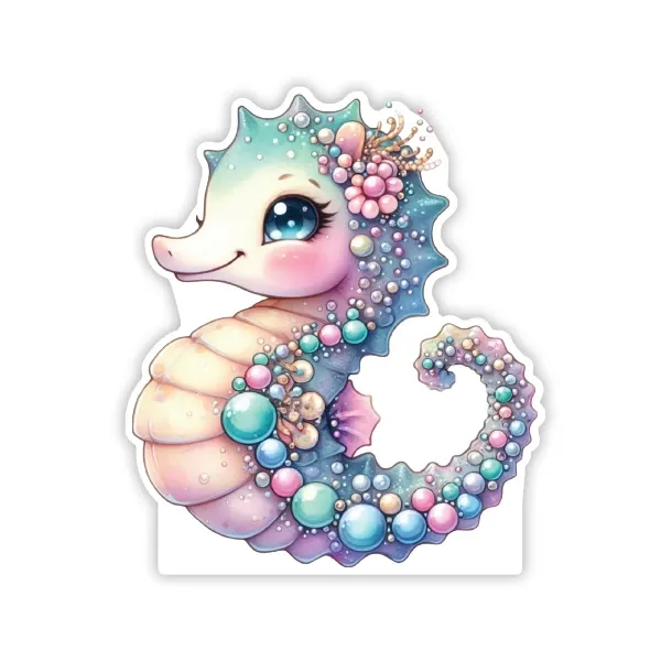 Deniz Atı Ayaklı Pano 32 cm