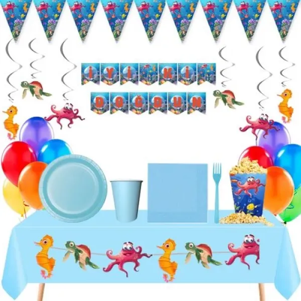 Deniz Canlıları 16 Kişilik Ekonomik Parti Seti