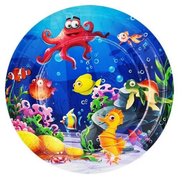 Deniz Canlıları Tabak 8 adet