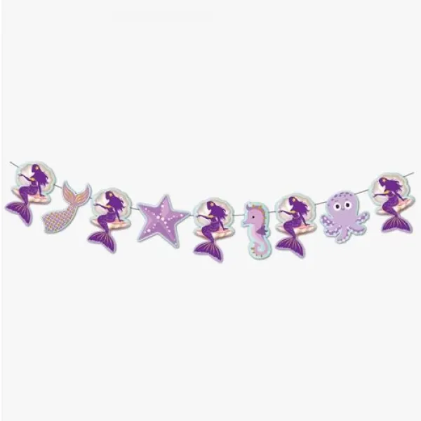 Deniz Kızı Dekoratif Banner 150x22 cm