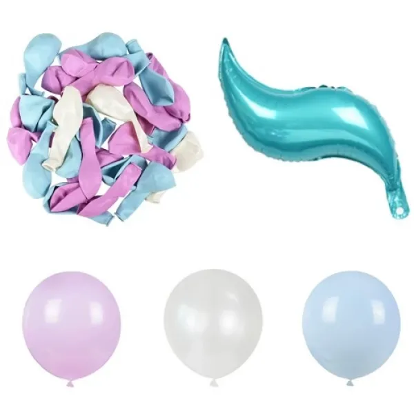 Deniz Kızı Doğum Günü Balon Dekorasyon Seti