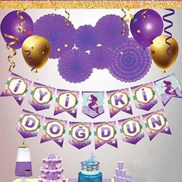 Deniz Kızı İyi ki Doğdun Yazısı (190 cm)