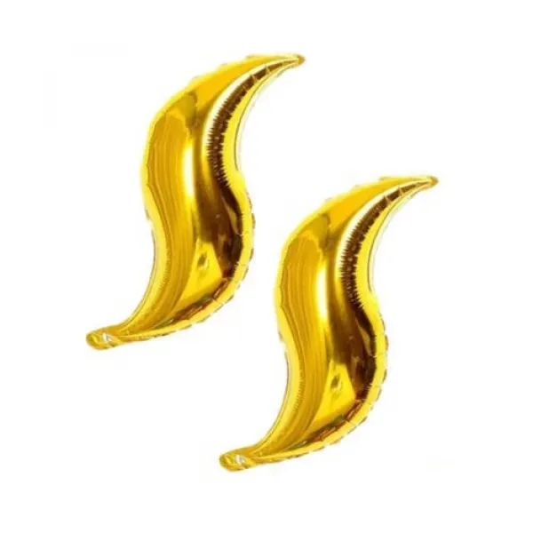 Deniz Kızı Kuyruk Folyo Balon Gold 84x22 cm