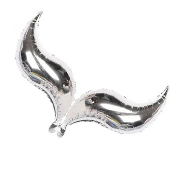 Deniz Kızı Kuyruk Folyo Balon Gümüş 33x65 cm