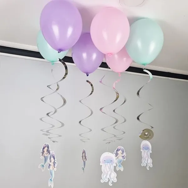 Deniz Kızı Little Balonlu Tavan Süsü 6lı