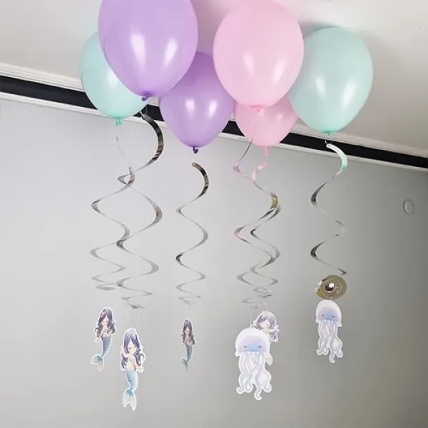 Deniz Kızı Little Balonlu Tavan Süsü 6lı