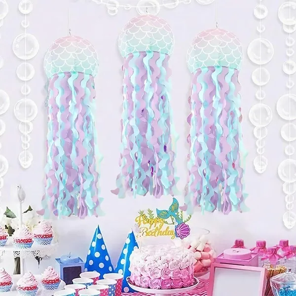 Deniz Kızı Püsküllü Japon Feneri 30 cm 1 Adet