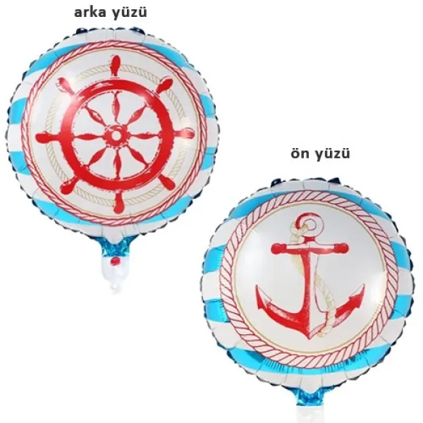 Denizci Temalı Folyo Balon (45 cm)