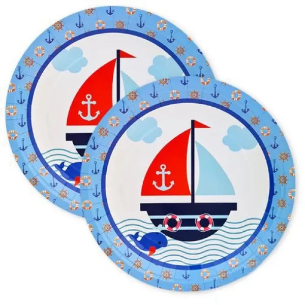 Denizci Temalı Tabak 8 adet