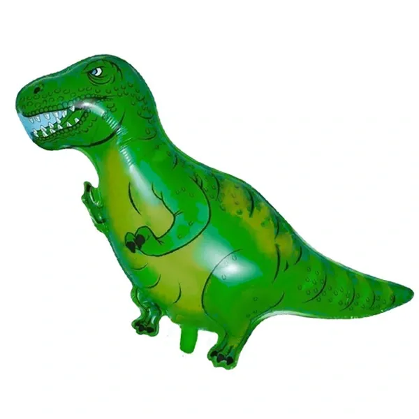 Dinozor Folyo Balon Yeşil (107x45 cm)