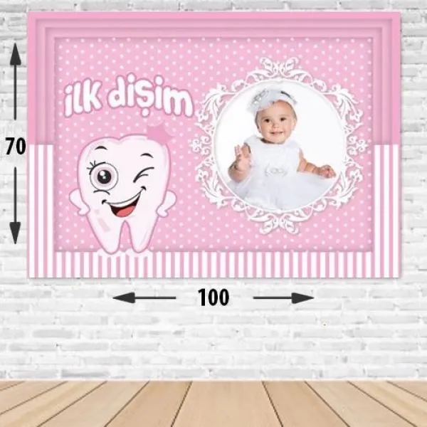 Diş Buğdayı Parti Afişi Kız 70*100 cm