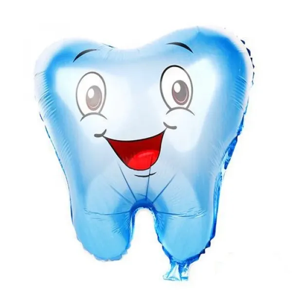 Diş Folyo Balon Mavi 50x48 cm