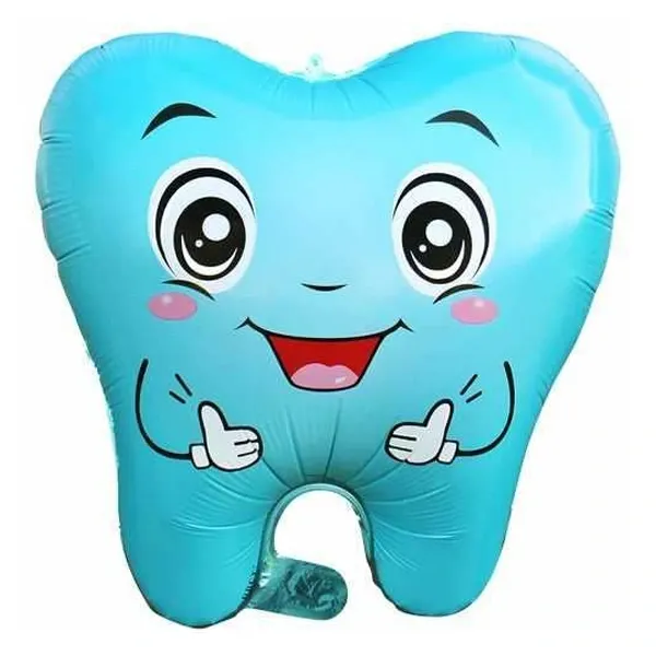 Diş Folyo Balon Mavi 50x48 cm