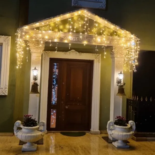 Dış Mekan Gün Işığı Saçak Led Beyaz Flaşlı IP 65 3.5*1 metre