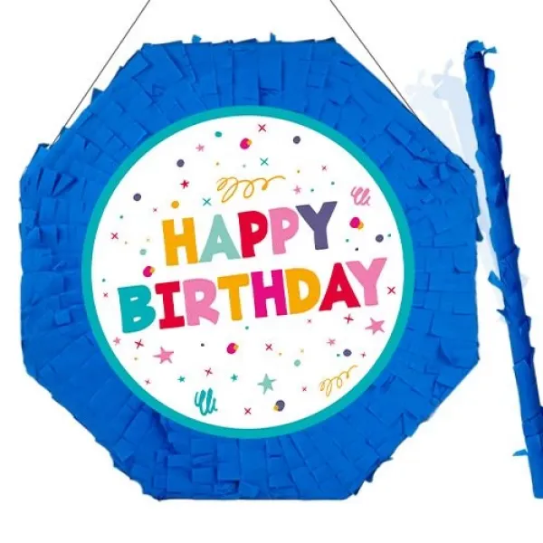 Doğum Günü Pinyata 42 cm + Sopası