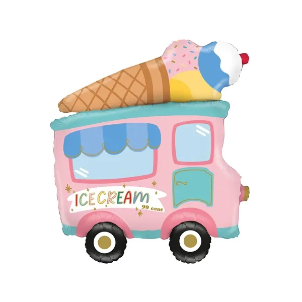 Dondurma Arabası Folyo Balon 68*56 cm