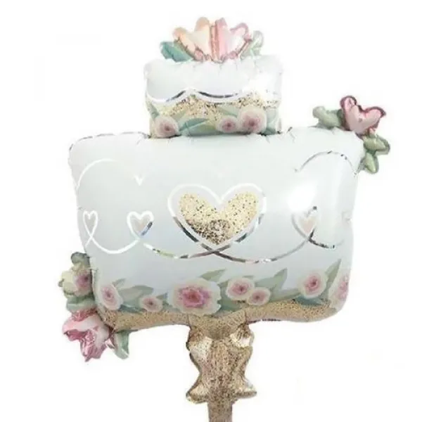 Düğün Pastası Folyo Balon 73x53 cm