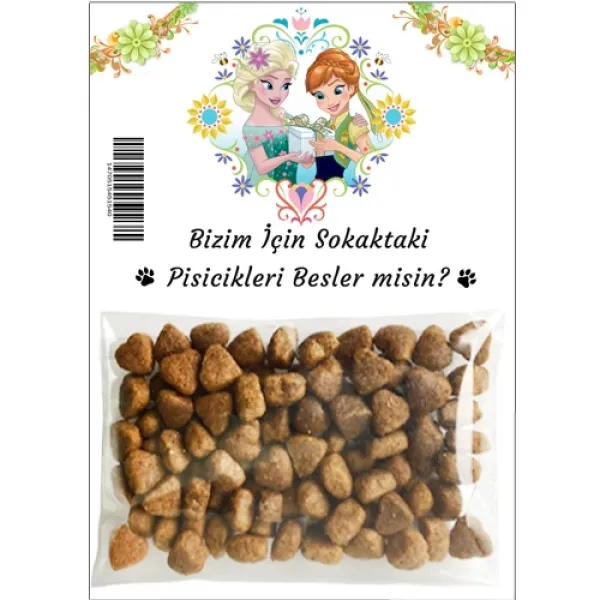 Elsa Anna Hediyelik Kedi Maması 5 Adet