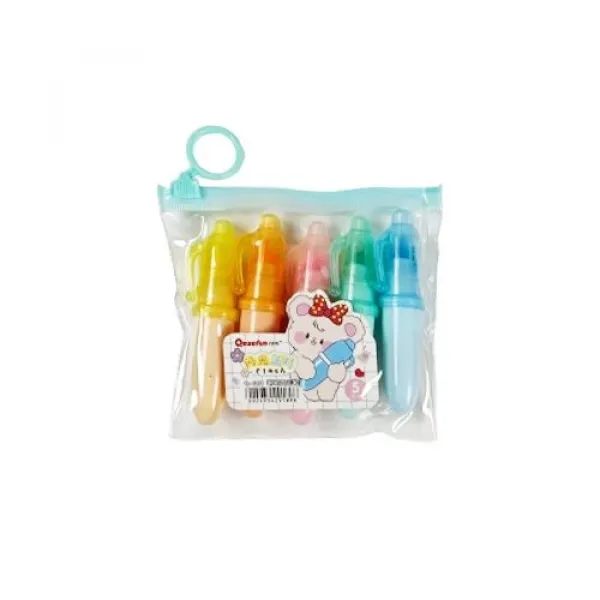 Emzik Şekilli Fosforlu Kalem 5li