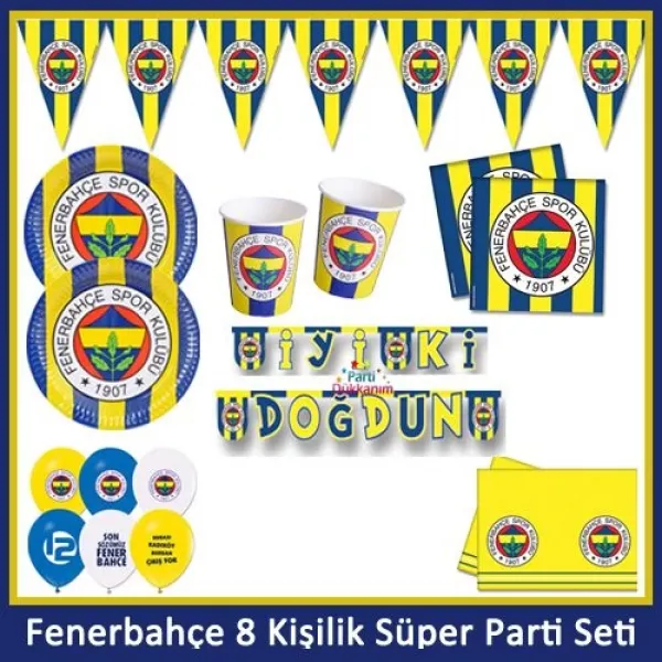 Fenerbahçe 8 Kişilik Ekonomik Parti Seti