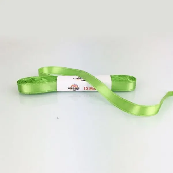 Fıstık Yeşili Saten Kurdele