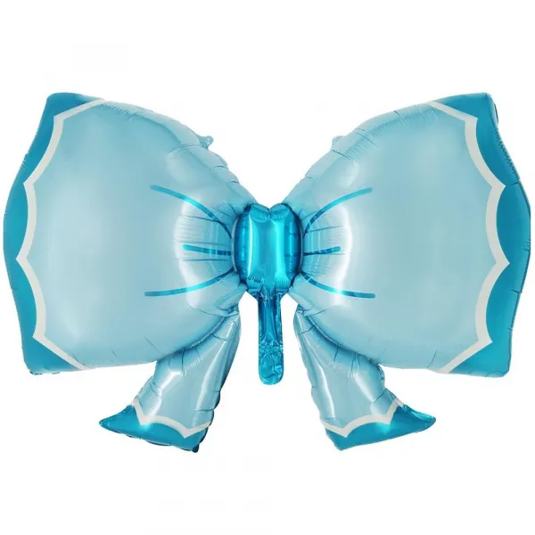 Fiyonk Kurdele Folyo Balon Mavi (92x58 cm)