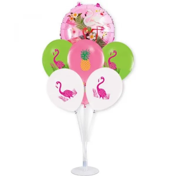 Flamingo Ananas Balon Standı Seti