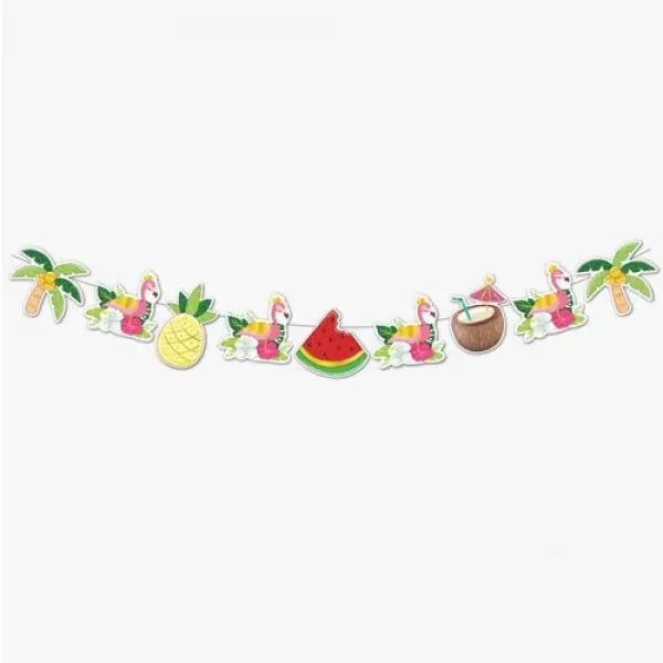 Flamingo Ananas Dekoratif Banner (165*20 cm)