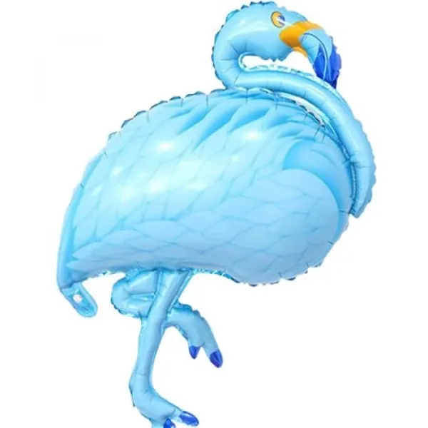 Flamingo Folyo Balon Mavi (100x50 cm)
