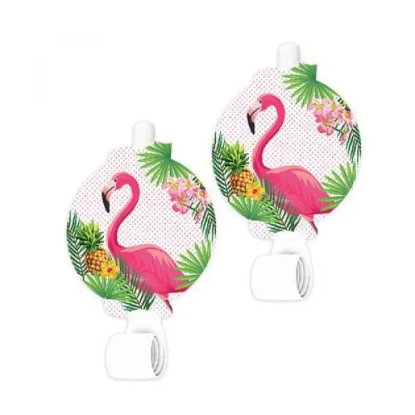 Flamingo Parti Düdüğü 6 Adet