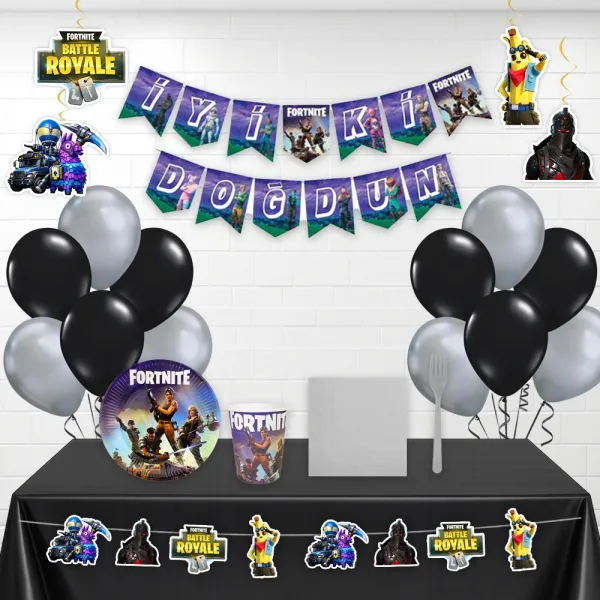 Fortnite Konsept Parti Seti 16 Kişilik