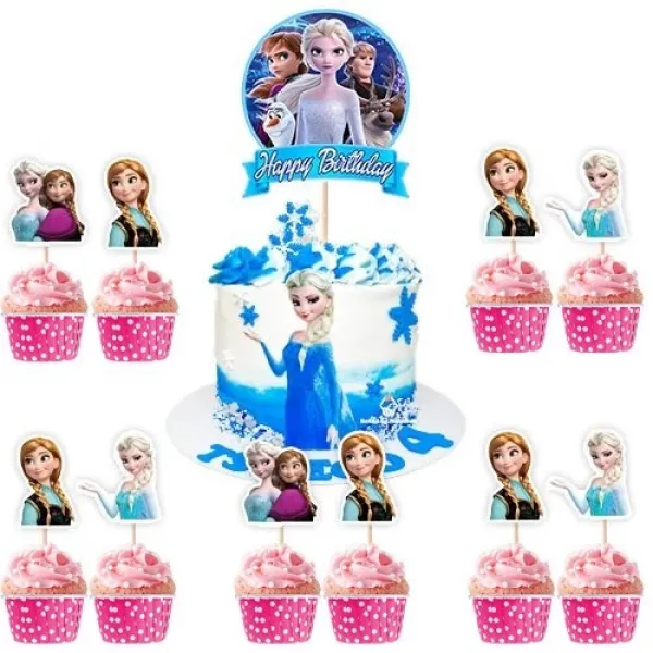 Frozen Cake Topper Set