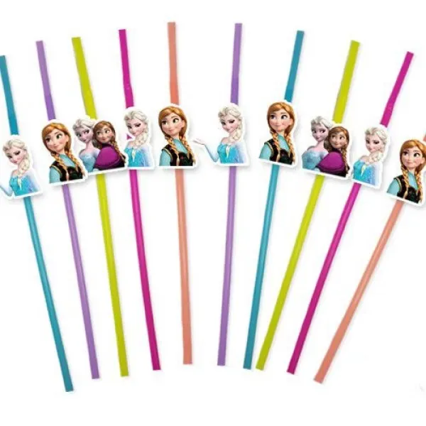 Frozen Elsa Artistik Pipet (10 Adet)