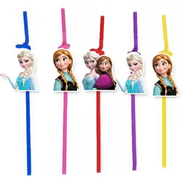 Frozen Elsa Artistik Pipet (10 Adet)
