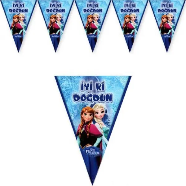 Frozen Elsa Bayrak Süs (2 metre)