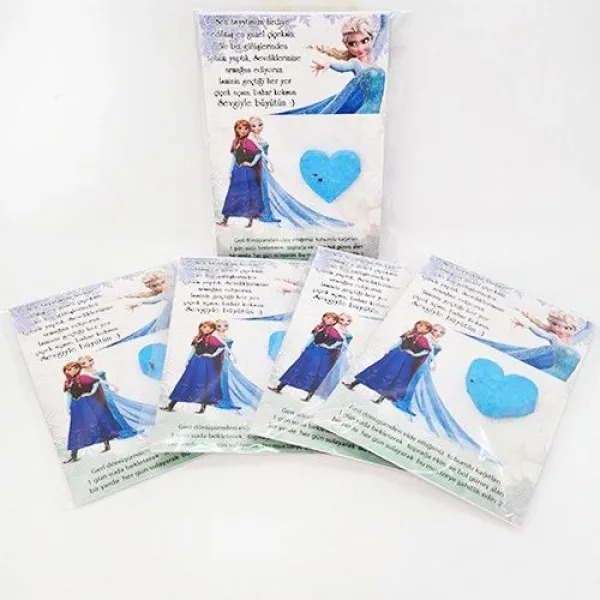 Frozen Hediyelik Tohum Kartı 5 adet